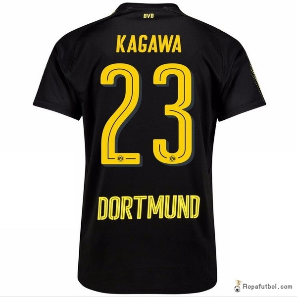 Camiseta Borussia Dortmund Replica Segunda Ropa Kagawa 2017/18